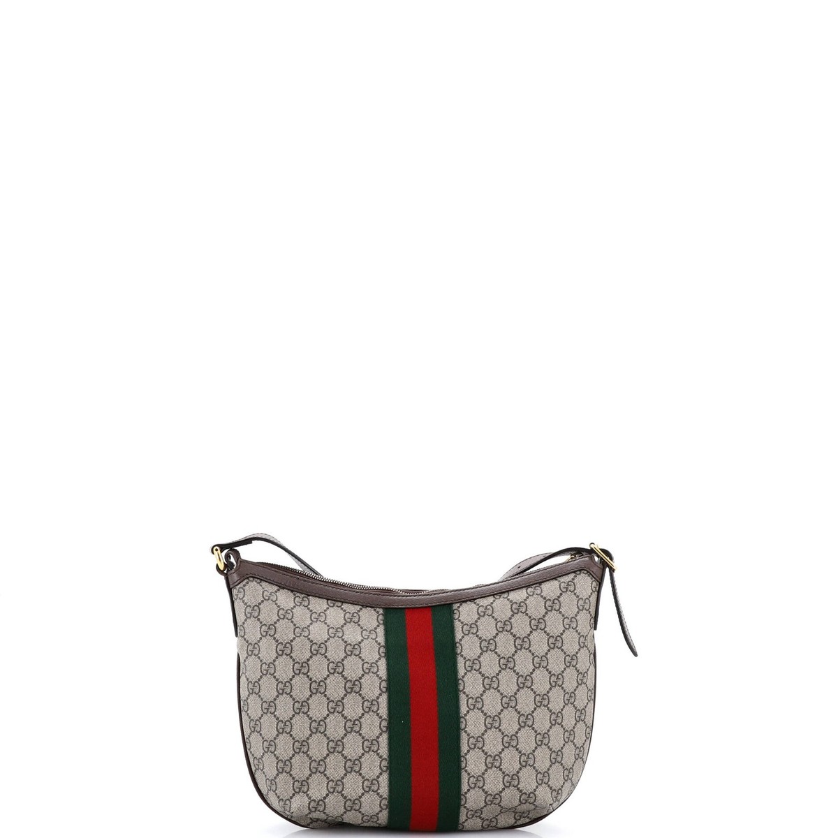 Gucci Ophidia Half Moon Hobo GG Coated Canvas Small | eBay