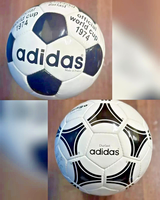 2X Adidas TELSTAR 1974 Germany and Tango 1978 FIFA World Cup match