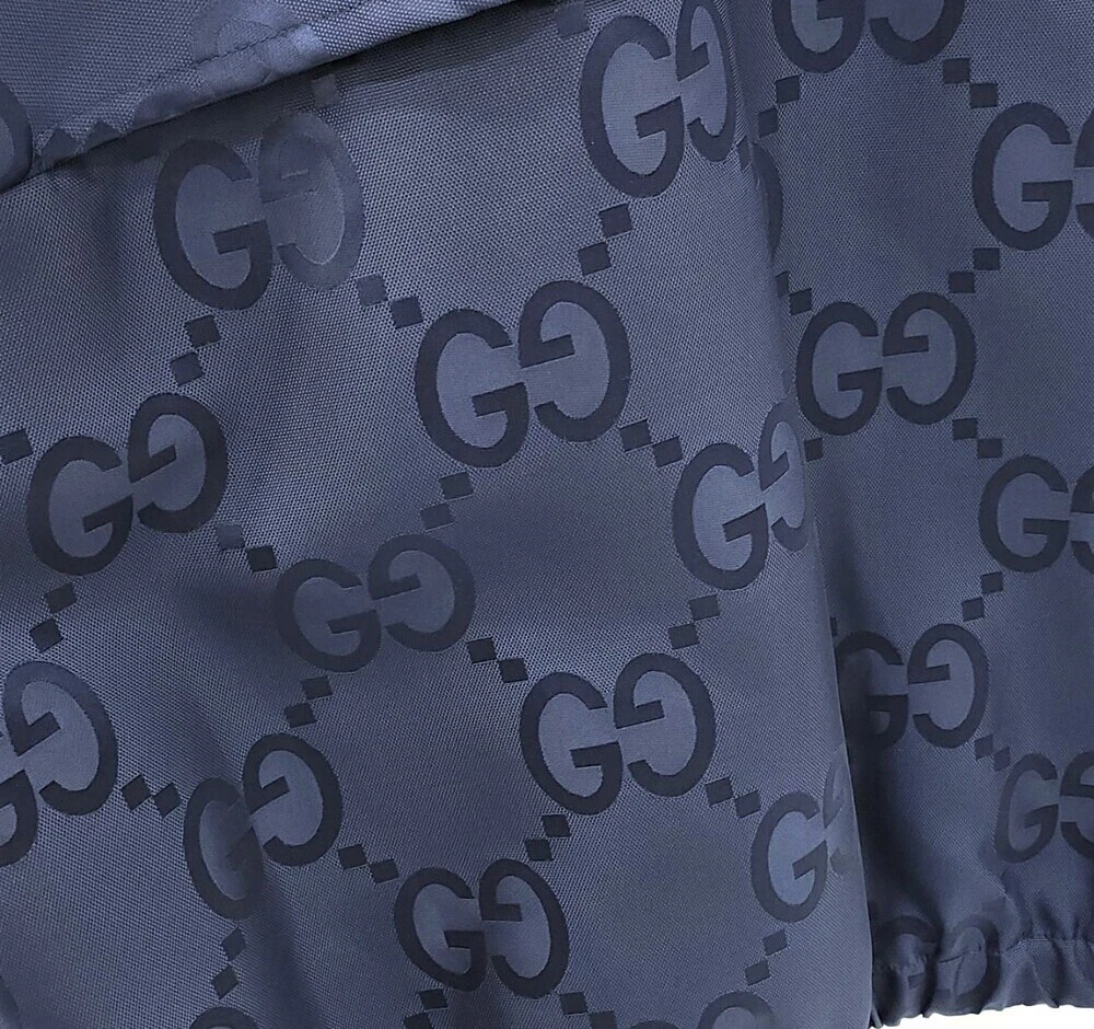 Giacca con cappuccio Gucci GG Jumbo Nylon Anorak 130792773