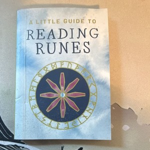 A Little Guide to Reading Runes Book, Rune Stones Set, Pouches, Wicca Paganism