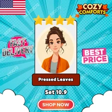 Set 10.9 - 4🌟 Pressed Leaves | Monopoly Go stickers ⚡FAST DELIVERY⚡24/7