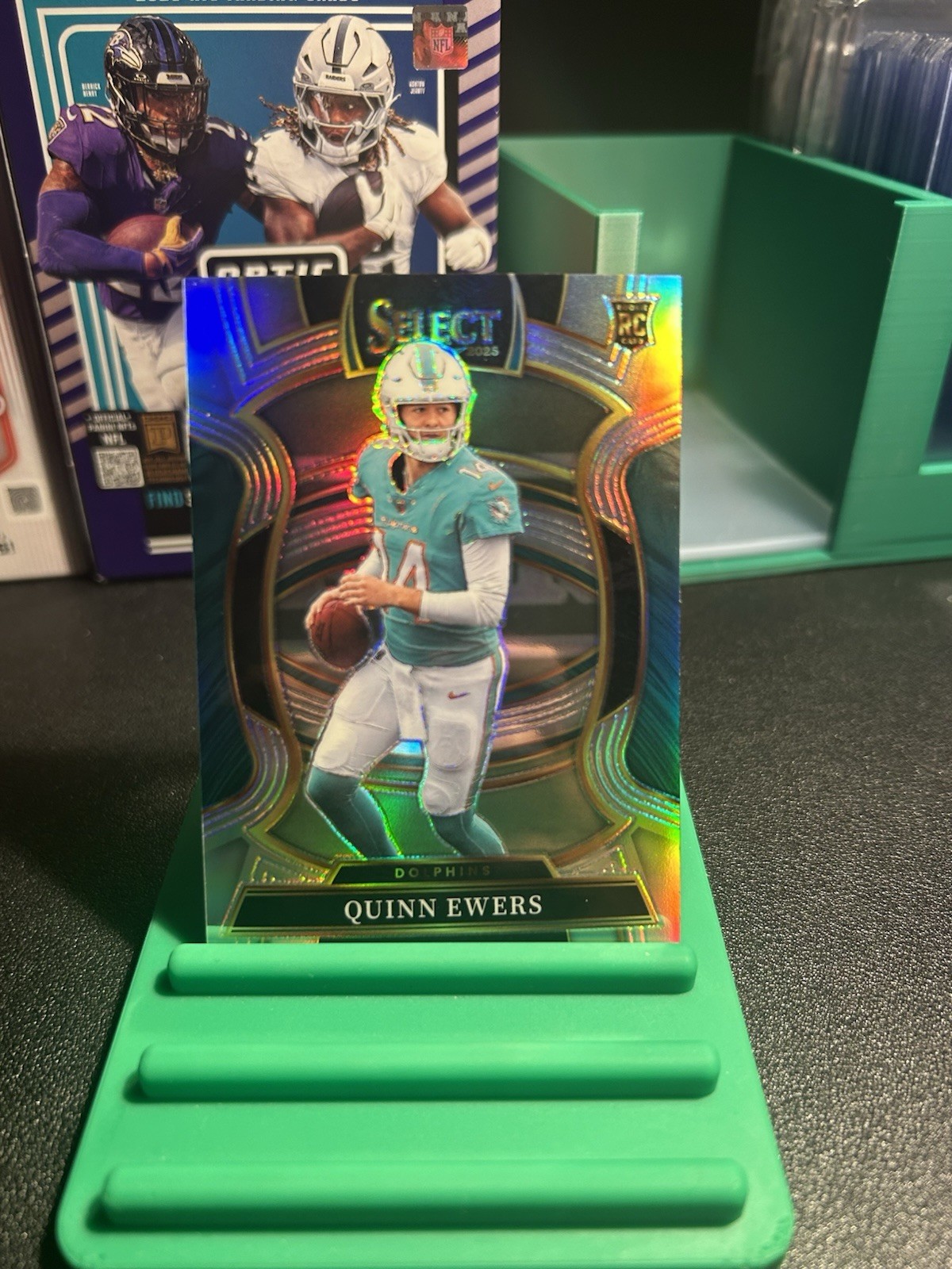2025 Panini Select - Concourse Quinn Ewers #82 Silver Prizm (RC)