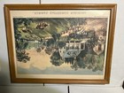 Set Of Four Currier And Ives American Homestead Prints Professional Framed — photo 6