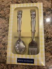 Royal Selangor Teddy Bear Childs Fork And Spo...