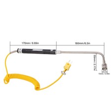*Type K Temperature Probe NR 81532B Surface Thermocouple Probe For Industrial