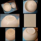 Vintage Fire-King Ivory Milk Glass Mixing Nesting Bowls - Set of 2 - No Chips