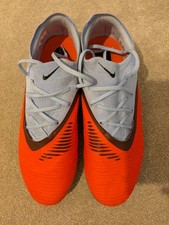 Nike Phantom 6 Low Pro FG - Football Boots - UK 10.5 - Tint/Bright Crimson
