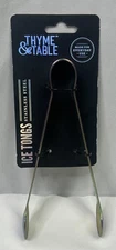 Thyme & Table Stainless Steel Ice Tongs NEW