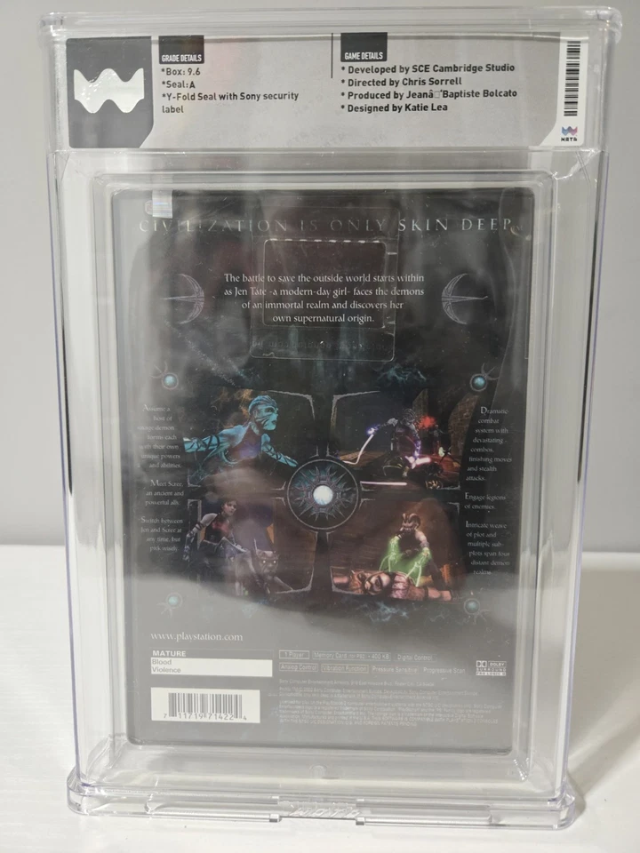 Primal (PlayStation 2, 2003) WATA GRADO 9.6 A PRECINTADO Foto 2 de 4