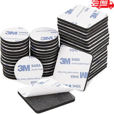 50Pcs Heavy Duty Double Sided Foam Tape Strong Pad Mounting Adhesive Tape,Black