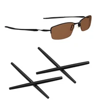 Black Replacement Ear Socks for Oakley Top spinner OX3133 Non-Slip Temple Tips