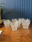 Vintage Anchor Hocking Wexford Glass Punch Coffee/Tea Cup • 3" Tall