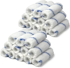 Allgala 24 Piece 4" Mini 3/8" Nap Shedless Microfiber Paint Roller Cover - TH103