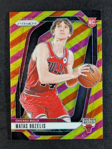 2024-25 Panini Prizm MATAS BUZELIS 87/88 Rookie RC Multi Wave Prizm #252
