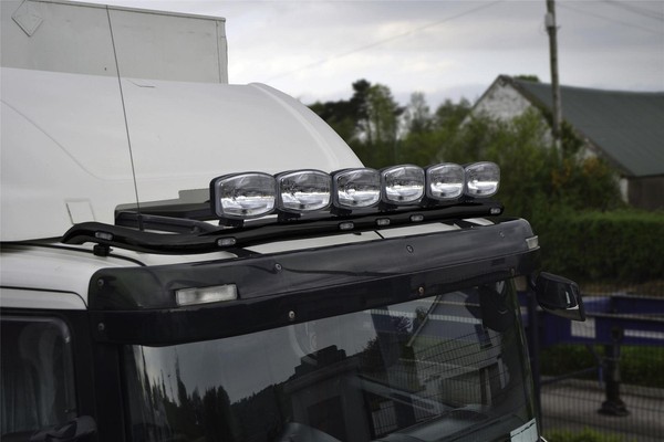 Roof Bar Mit Leds Spots Amber Beacons FüR Volvo FMX 2013-2021 Globetrotter Black-image