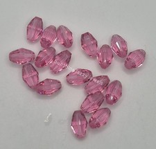6pc Swarovski Crystal Rose 9x6mm Faceted Oval 5200 Beads