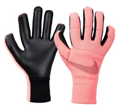 Nike Herren GK Dynamic-Fit Torwarthandschuhe Pink Schwarz Fußball Goalie...