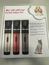 Sminiker Pet Grooming Kit Professional Rechargeable Cordless Pet Hair Clippers 