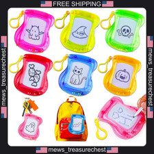 Mini Magnetic Drawing Boards 16 Pack for Kids, Colorful Doodle Sketches