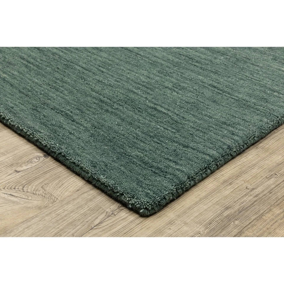 Oriental Weavers Aniston Ii Area Rug Casual Blue Solid Pattern Wool - Image 2 of 3