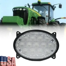 LED Oval Headlight For John Deere 8020 8030 9020 9030 series 9420 9520 9620