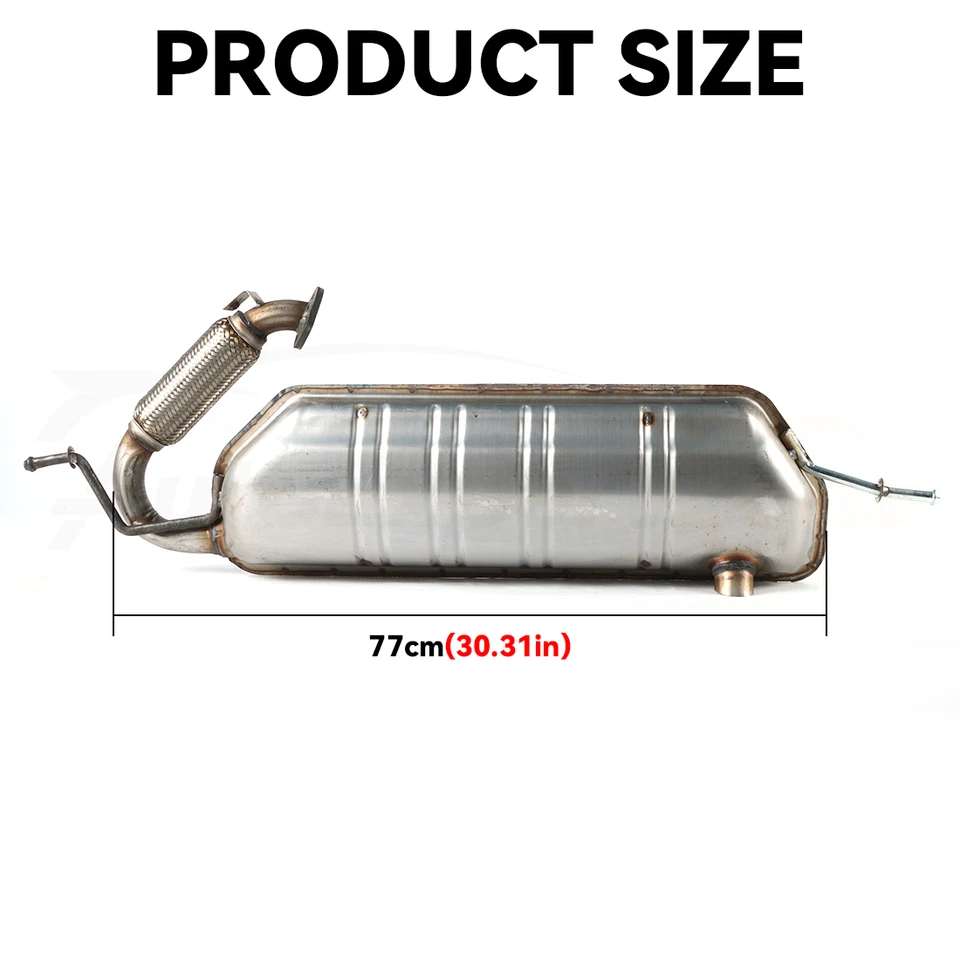 Rear Exhaust Replacement Muffler fits Smart Fortwo 1.0L 2008 - 2015 Smart Car Foto 3 de 4