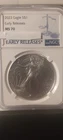 2023 (W) $1 American Silver Eagle NGC MS70 ER Blue Label