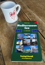 Mediterranean Sea Folded Map Freytag & Berndt 1:2,000,000 Travel Map