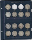 Liberty Hd Half Dollar Set (1892-1915) Circ 70 of 73 Coins in Whitman Album
