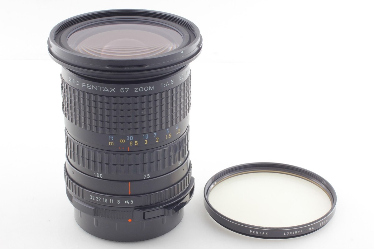 フィルムカメラ smc PENTAX 67 zoom 1:4.5 55-100mm SMC Pentax 67 Zoom 55-100mm f/4.5 MF Lens for 6x7 67 II From