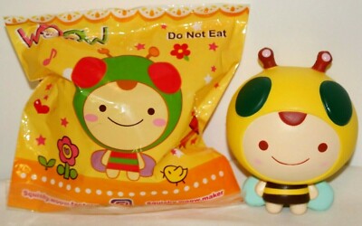 NEW WOOW LITTLE BUG BOY SLOW RISE SQUISHY SQUISHIES (DRESSED BEE LIKE)
