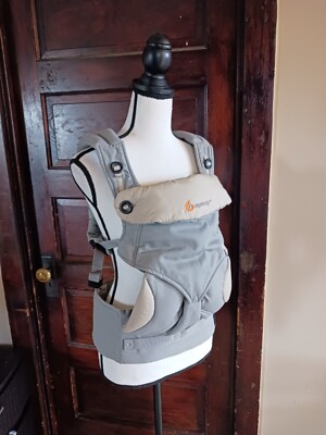 Ergo Baby 360 With Infant Insert 4 Position Baby Carrier Grey 7*-33lbs
