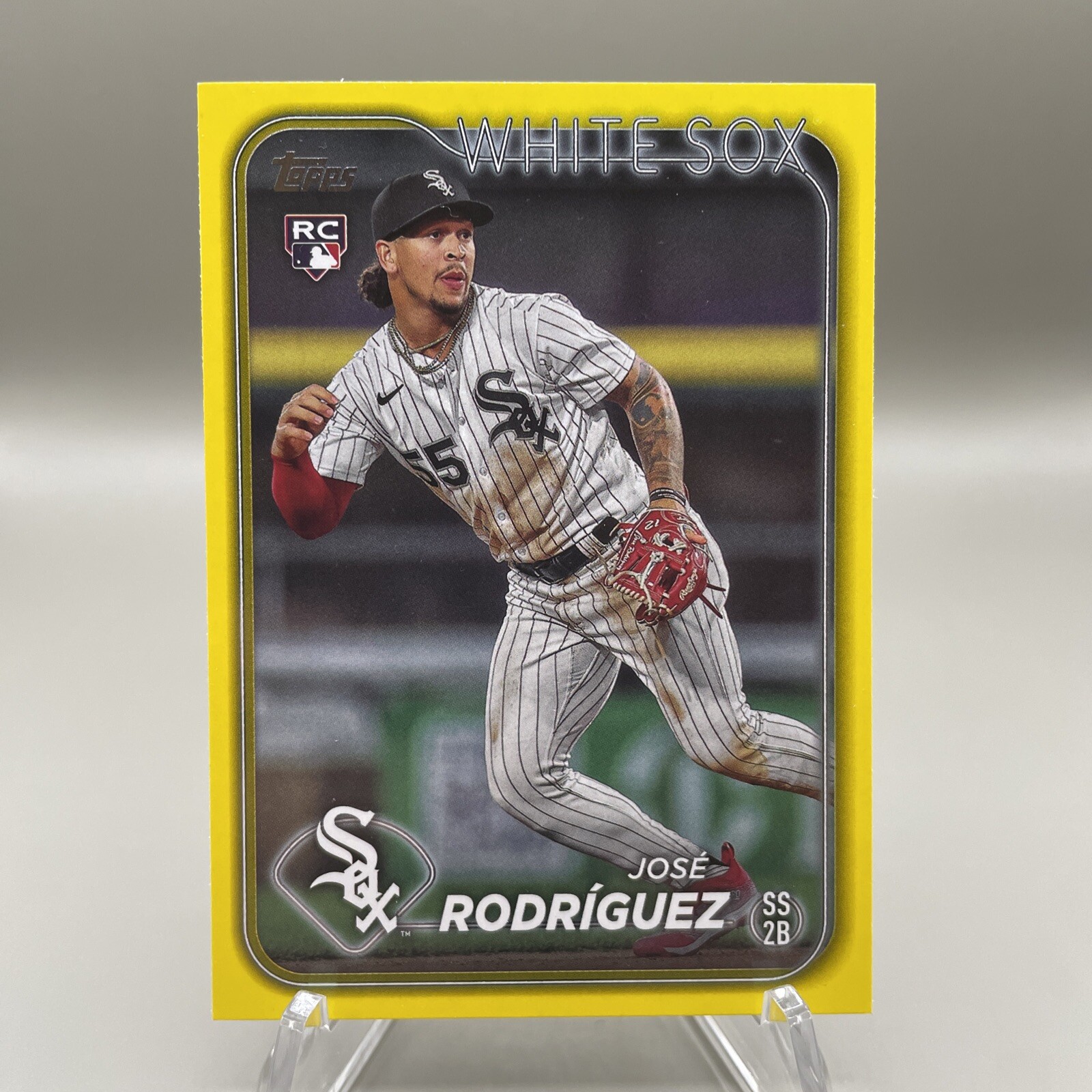 2024 Topps Series 1 - Yellow Parallel #86 Jose Rodriguez (RC)