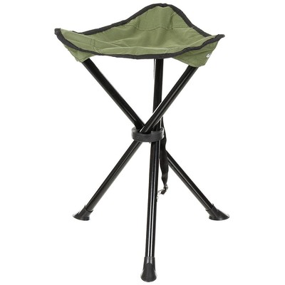 Portable Folding Stool Tripod Chair Travel Fishing Camping Collapsible OD Green