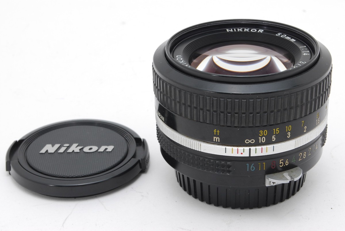 【美品】Nikon New Nikkor(後期)Non-Ai 50mm f1.4 Excellent+++++] Nikon New NIKKOR 50mm f/1.4 Non Ai Lens from