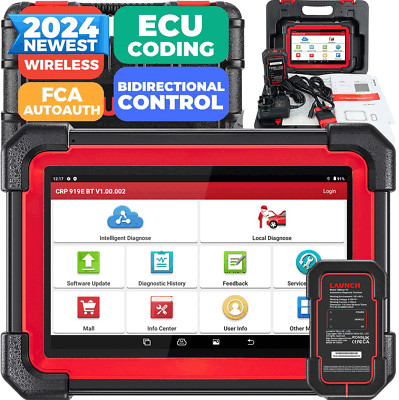 2024 LAUNCH X431 CRP919E BT KFZ ALLE System OBD2 Diagnosegerät ECU Coding DE