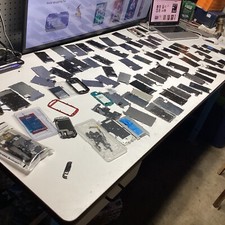 81 iPhone Phone Lot PARTS ONLY Mixed Parts Mix Different Phones Cell Backs Old