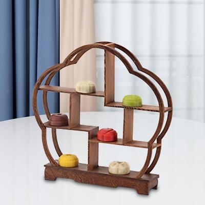 Holz Vitrinenregal Vitrine Holz Cupcake Ständer für Arbeitsplatte Tisch