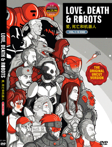 DVD ANIME Love, Death & Robots Vol.1-18 End Uncut ENGLISH VERSION + Shipping     - Bild 1 von 3