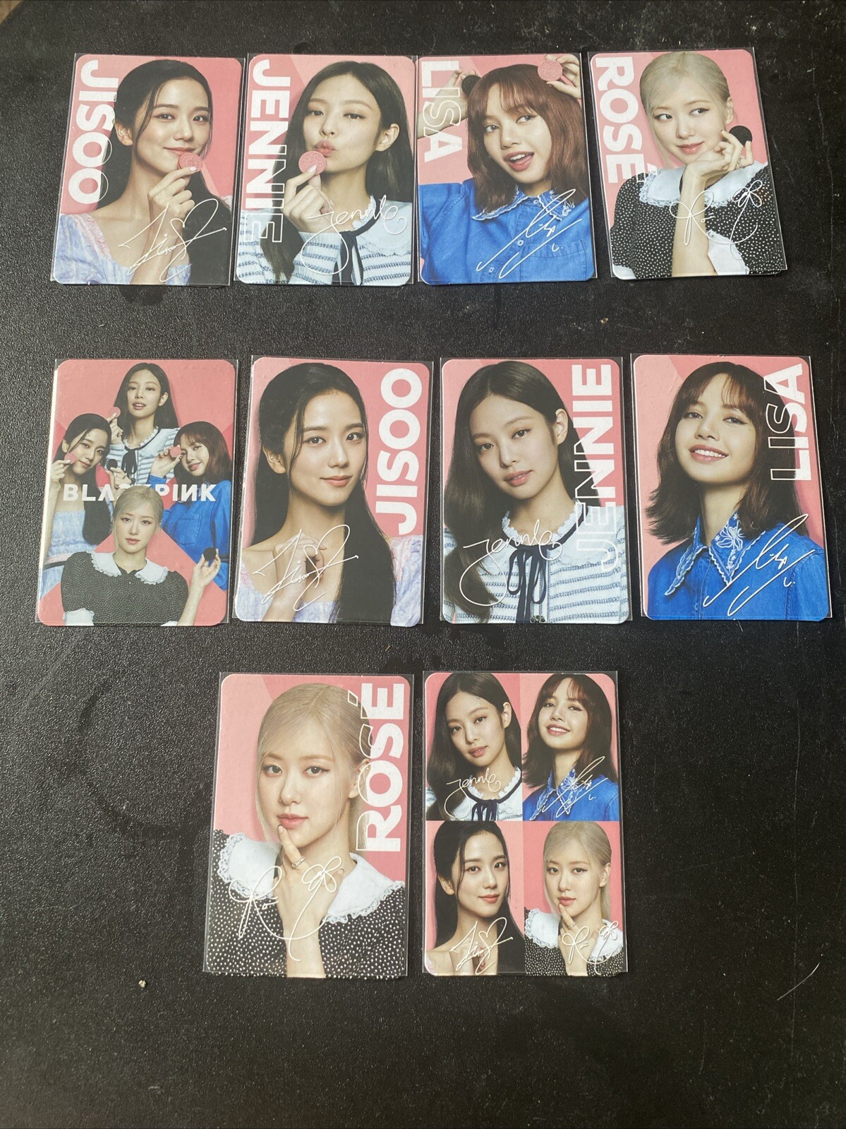 BLACKPINK x OREO - FULL SET OF 10 - Official Photocards