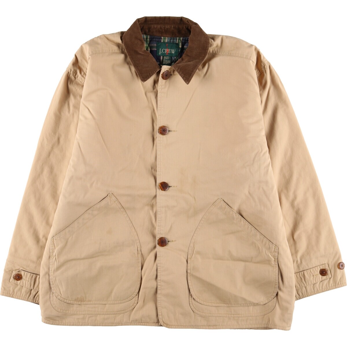 【90’s J.CREW】Cotton Hunting Jacket 90'S J.Crew Vintage padded hunting jacket, size L for men