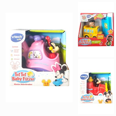 Tut Tut Baby Flitzer Mickey Mouse, Minnie Mouse, Cocomelon