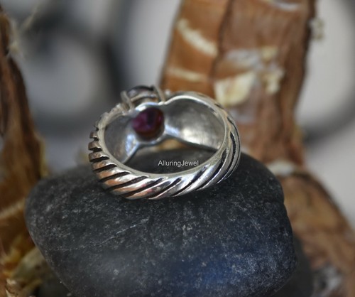💜RARE R1273 RETIRED Silpada GENUINE purple AMETHYST sterling silver ring size 8 - Picture 5 of 8