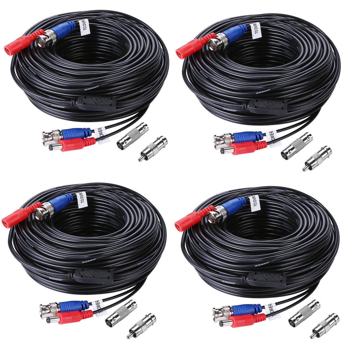 Outdoor Tainston Pack 200 Feet BNC Video Power Cable Wire Pre