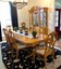 ethan allen dining room set includes buffet and china cabinet and rug