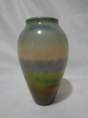 PreWar Germany Royal Bayreuth Handpainted Small Bud Vase Fox Hunt Theme - Picture 6 of 11