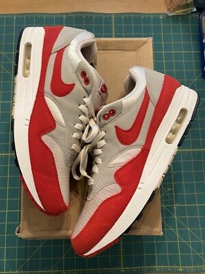 Nike Air Max 1 QS Size 12 Sport Red 378830-161 2009 Quickstrike | eBay