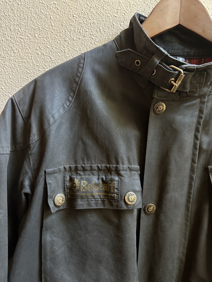 Belstaff Crosby Motorcycle Waxed Cotton Vintage Jacket