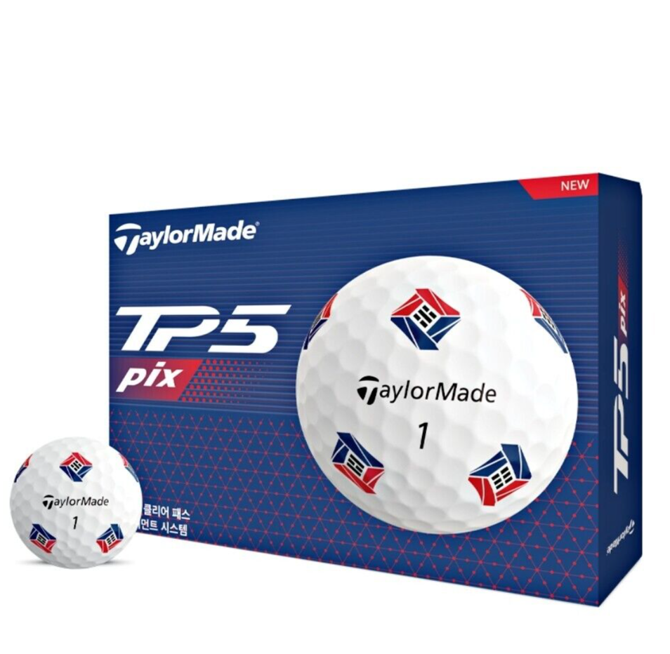 TaylorMade 2024 TP5 Pix KOREA Collectible Golf Ball 12PCS SET