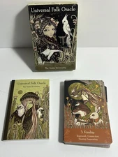 Universal folk Oracle Anita inverarity us games inc card deck crystals animals